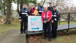 Donation from CFB Esquimalt Fire Rescue to the MFRC