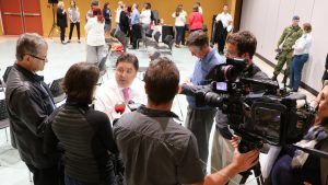 Minister Kent Hehr fields questions on the recent funding announcement